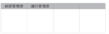 押印欄（4個）