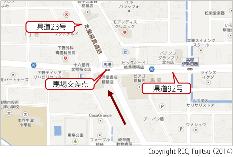 交差点地図